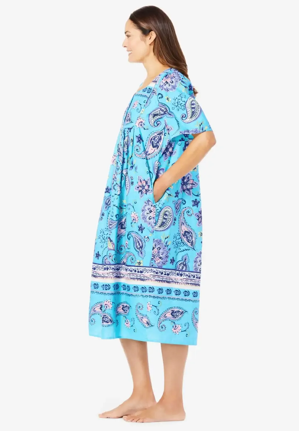 Mixed Print Short Lounger