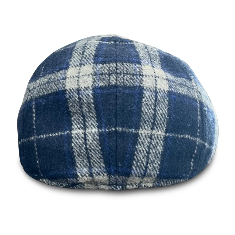 The Distillery Boston Scally Cap - Blue Mash Plaid