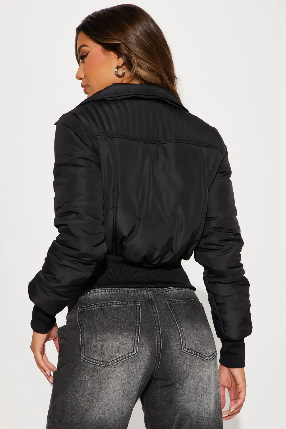 Sydney Street Puffer Jacket - Black