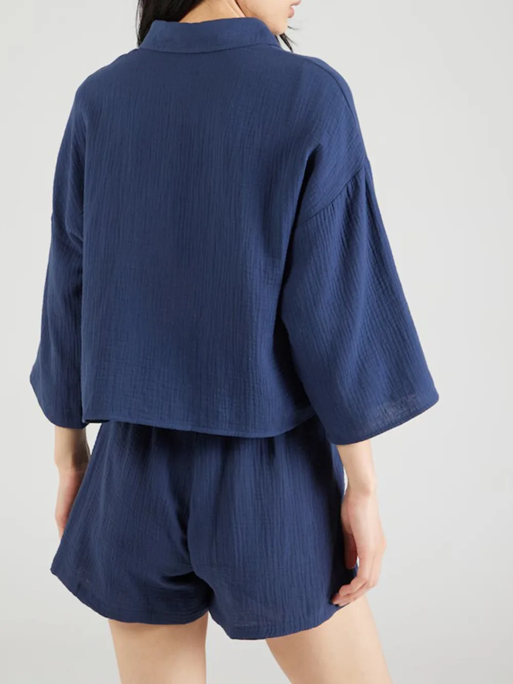Breast Pocket Casual Style Blouses