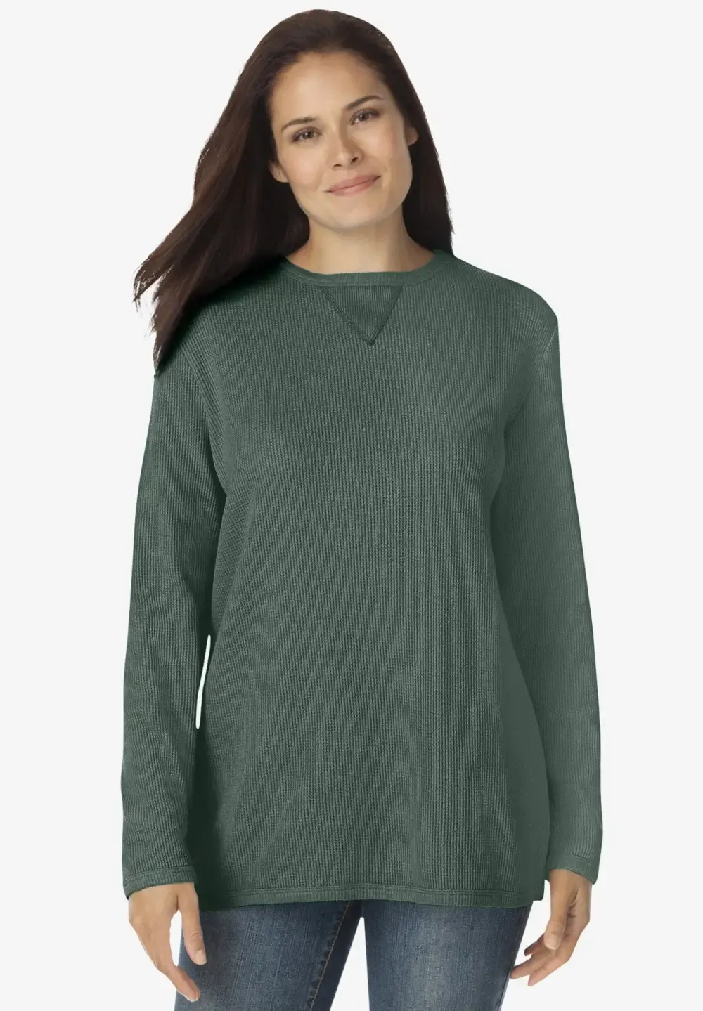 Waffle Thermal Sweatshirt