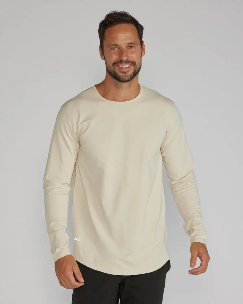 Drop-Cut Long Sleeve: Lux