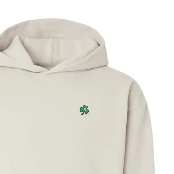 Boston Scally The Clover Hoodie - Ivory