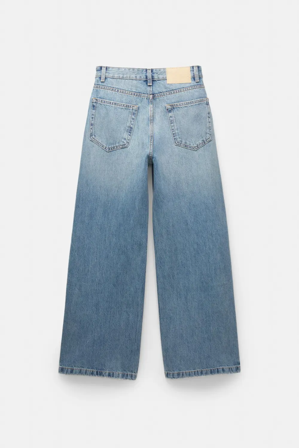 Jeans baggy tiro medio