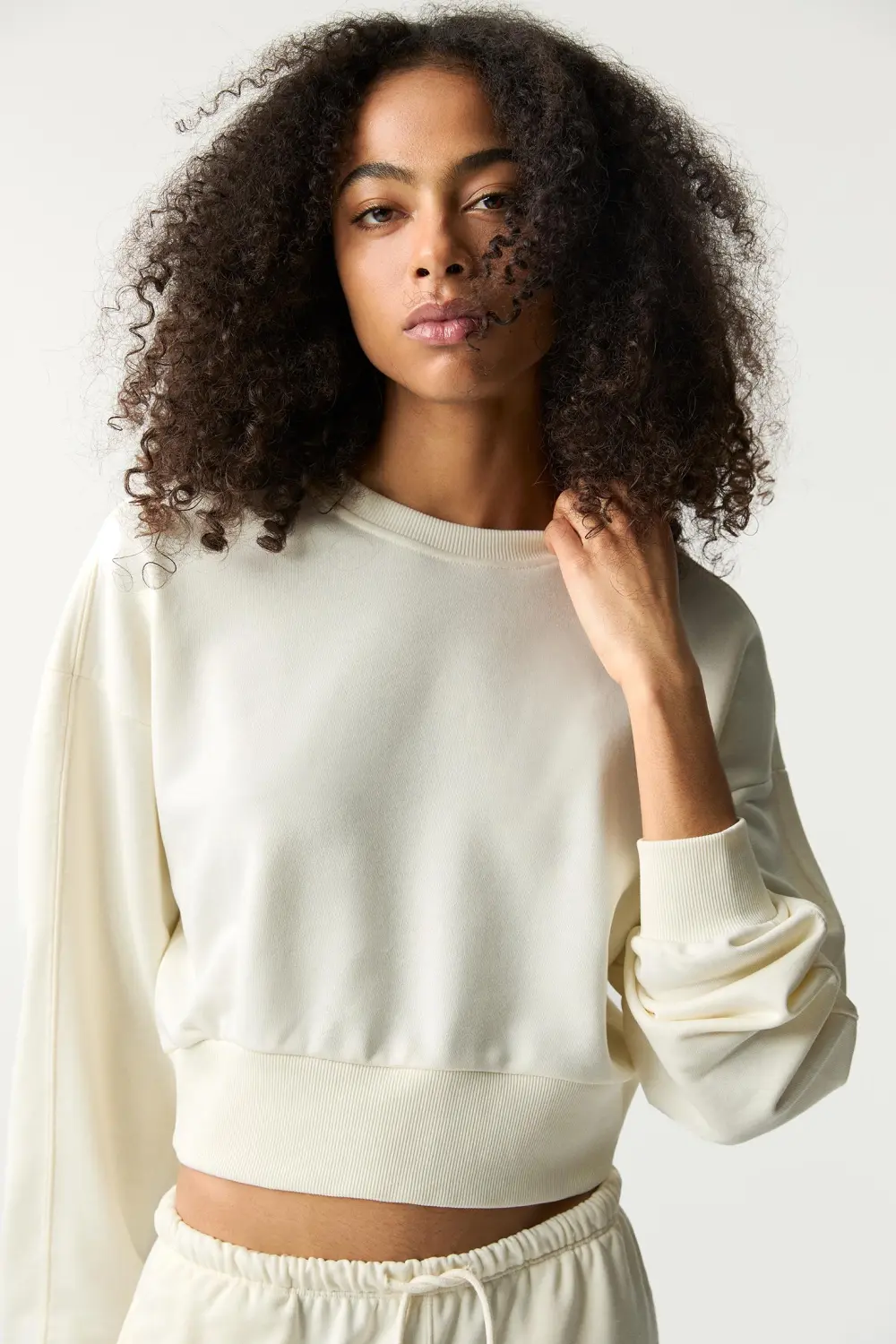 Sudadera cropped