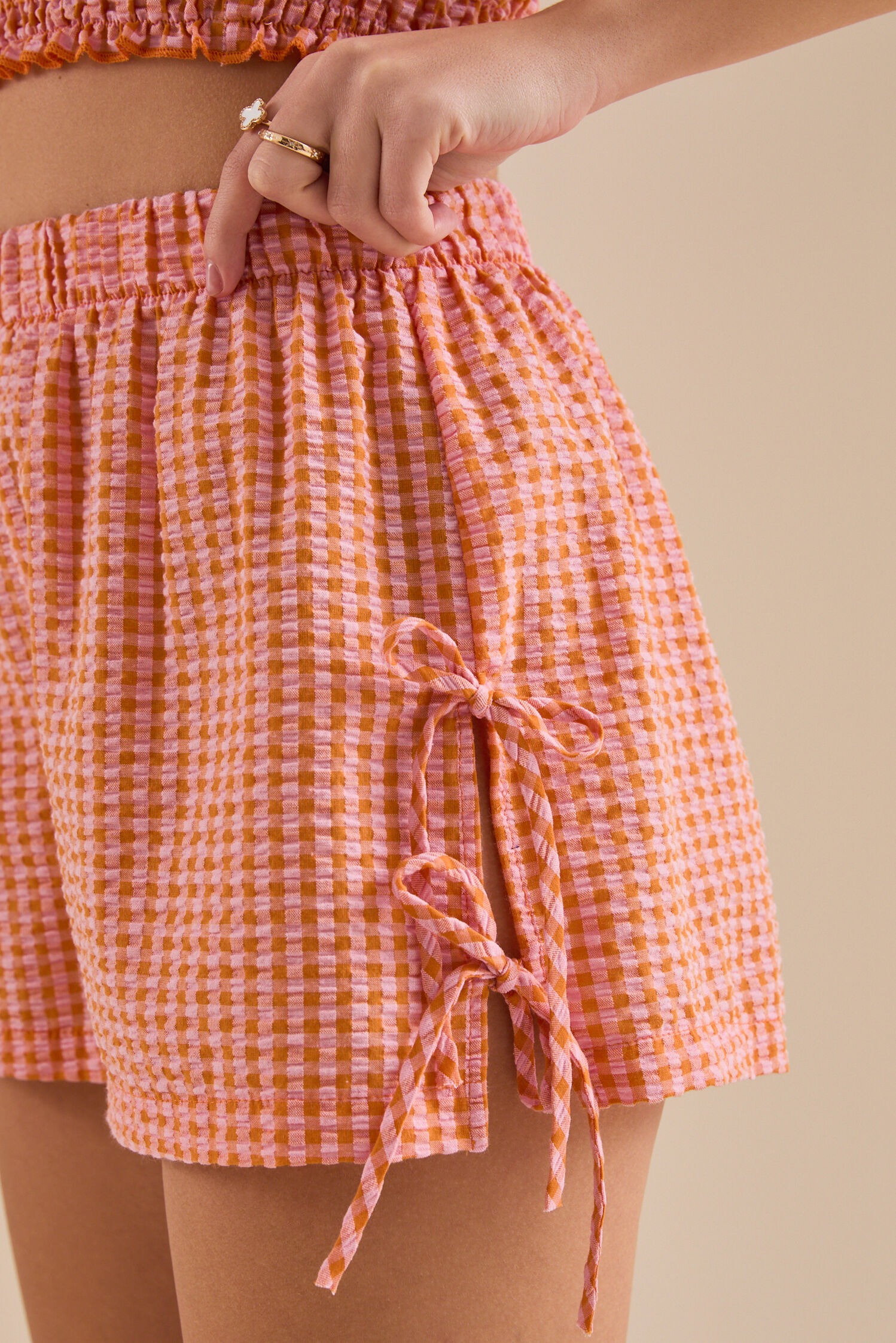 Gingham Shorts