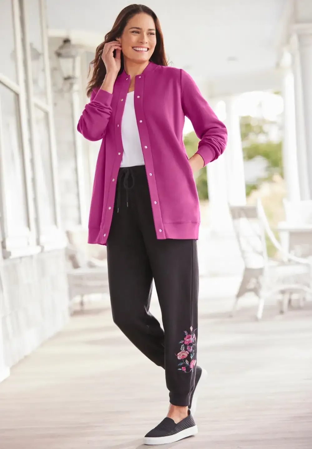 Fleece Baseball Jacket