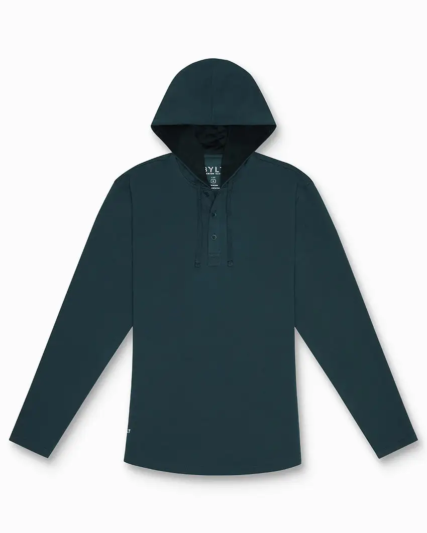 Drop-Cut: Lux Hooded Henley