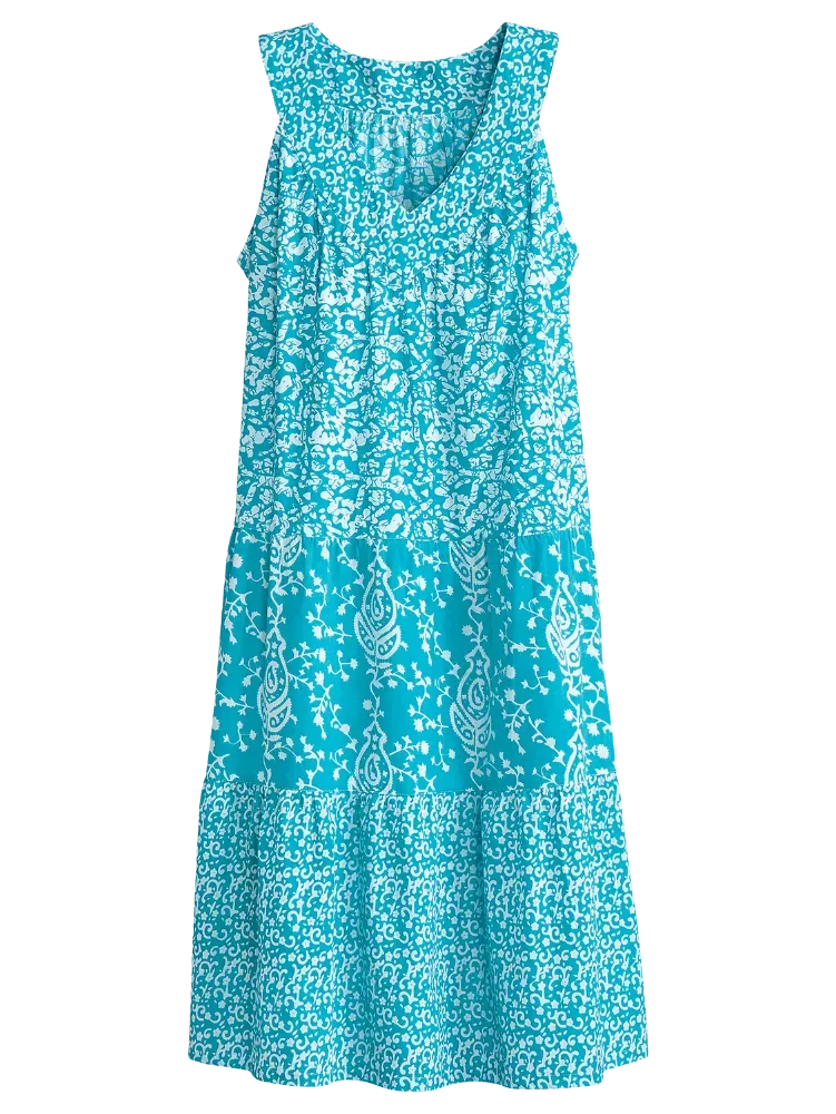 Sleeveless Tiered Muumuu Sundress