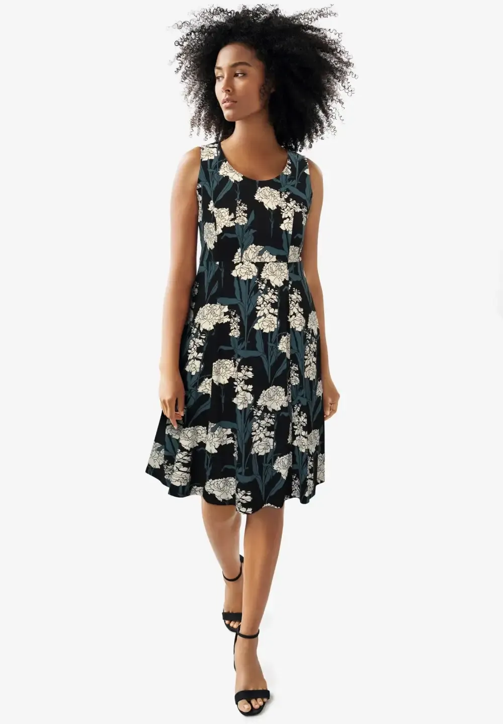 Knit Fit and Flare Knit Dress