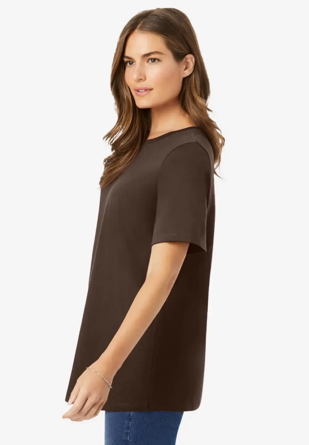 Perfect Short-Sleeve Crewneck Tee