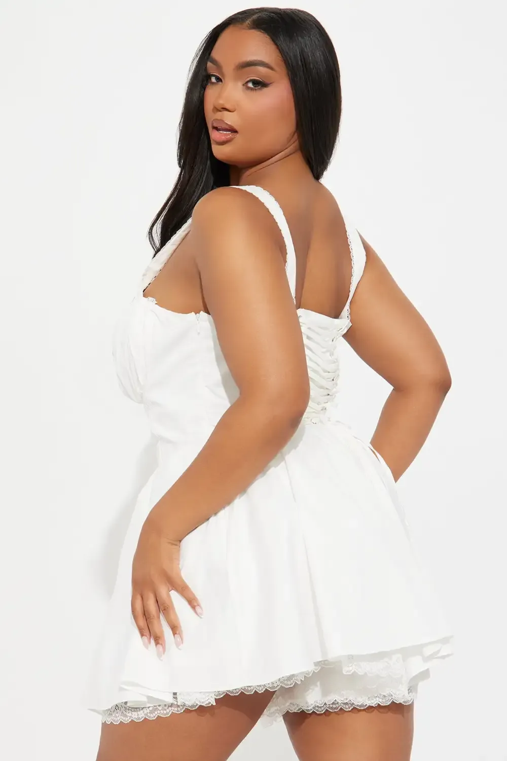 Fall For Me Romper - White