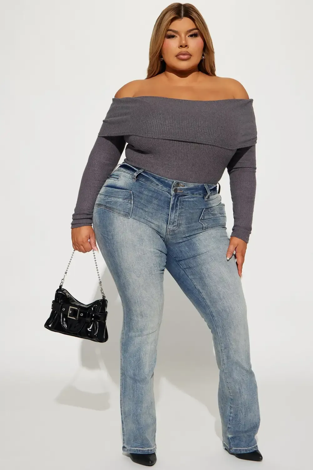 Travel Through Time Stretch Bootcut Jeans - Vintage Wash