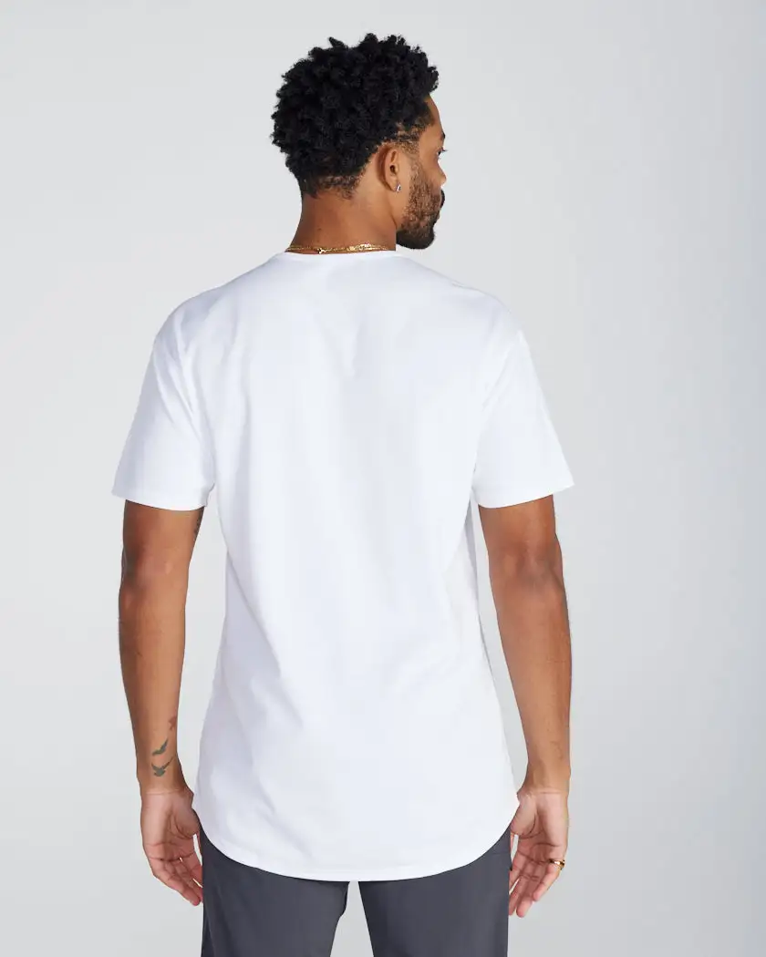 Bayside Short Sleeve Drop-Cut