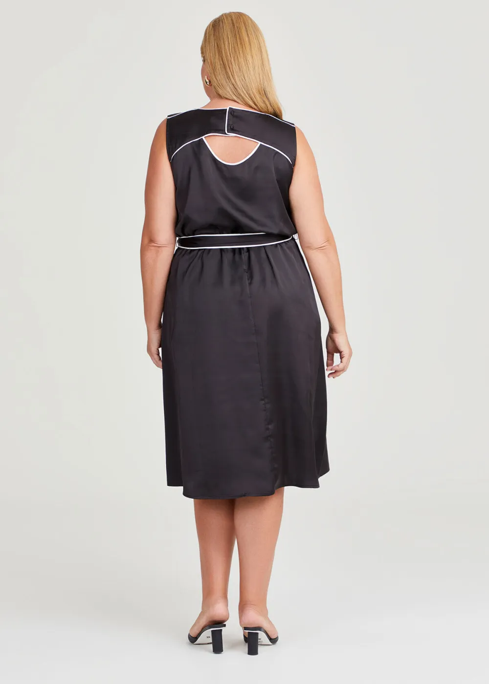Gia Matt Satin Work Dress