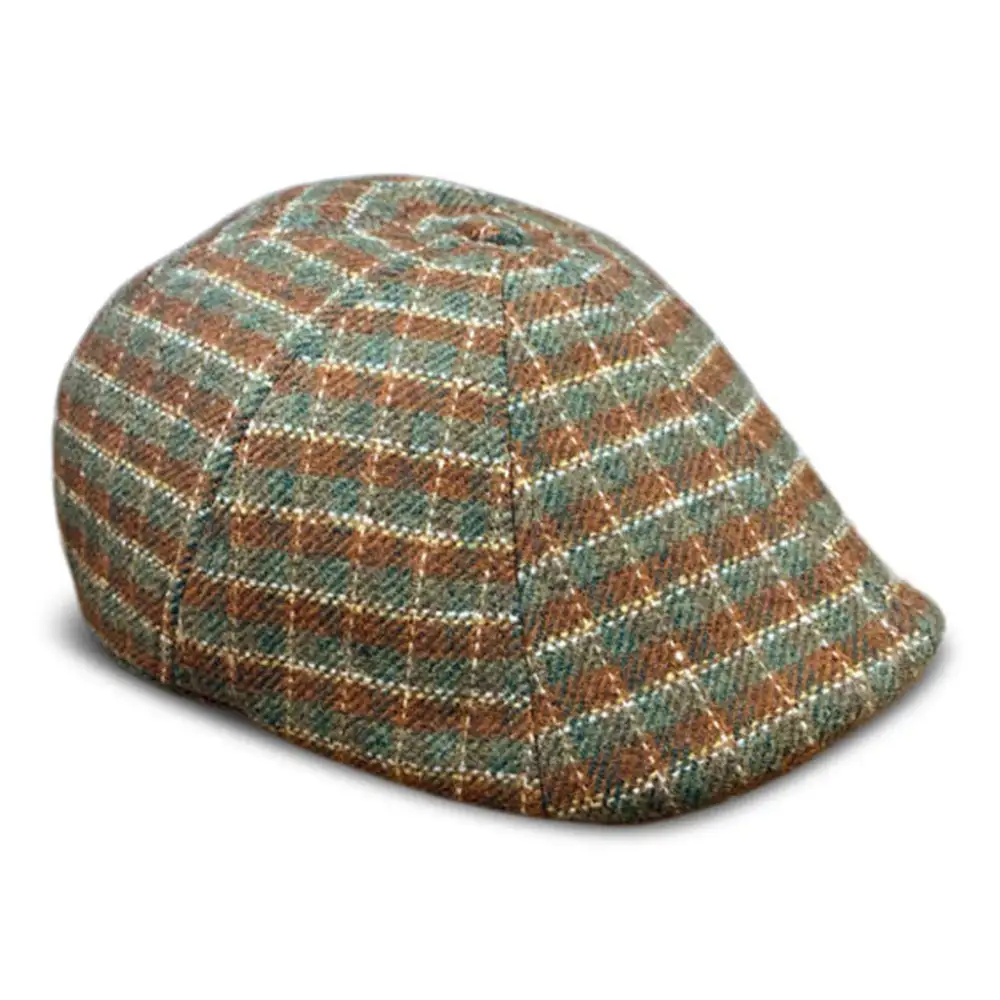 The Harvestland Boston Scally Cap - Plaid
