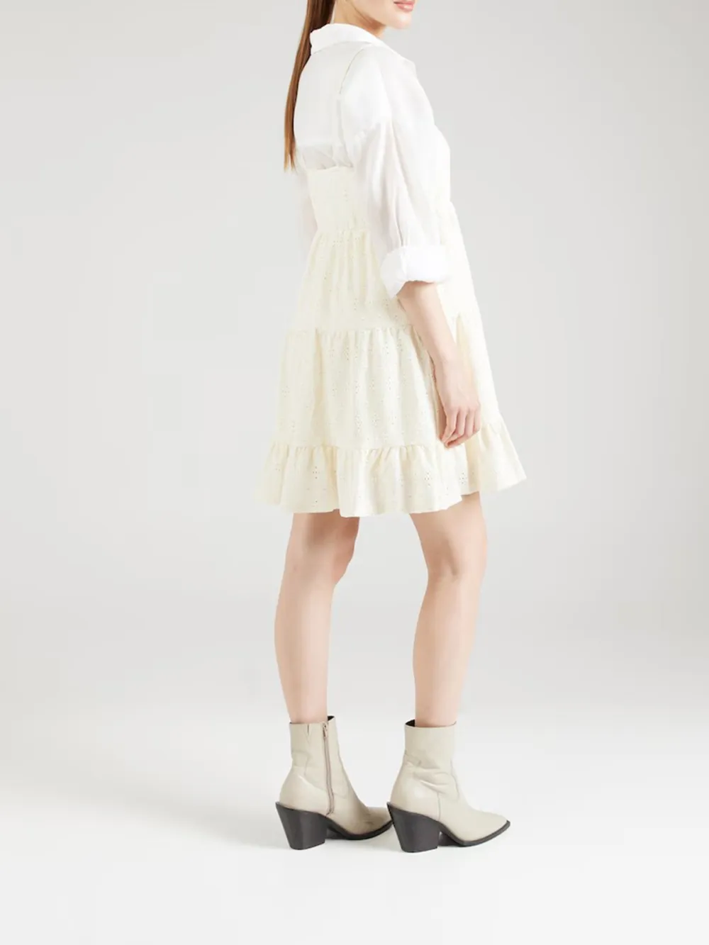 Plain Colored Casual Style Sleeveless Dress