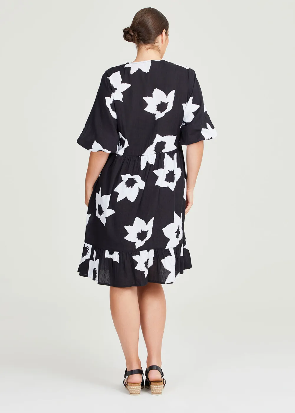 Natural Azalea Tier Dress