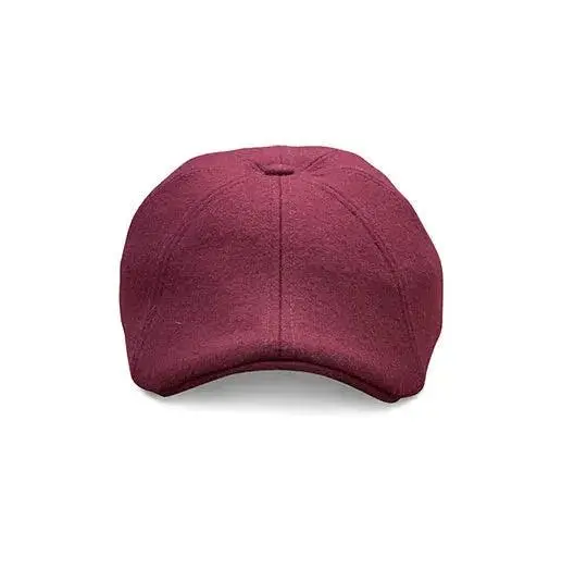 The Christmas Peaky Boston Scally Cap - Crimson