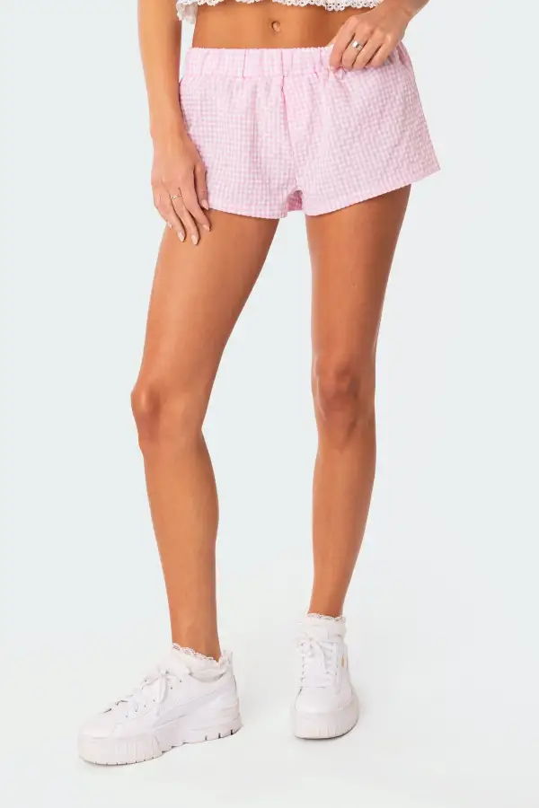 Gingham Boxer Shorts
