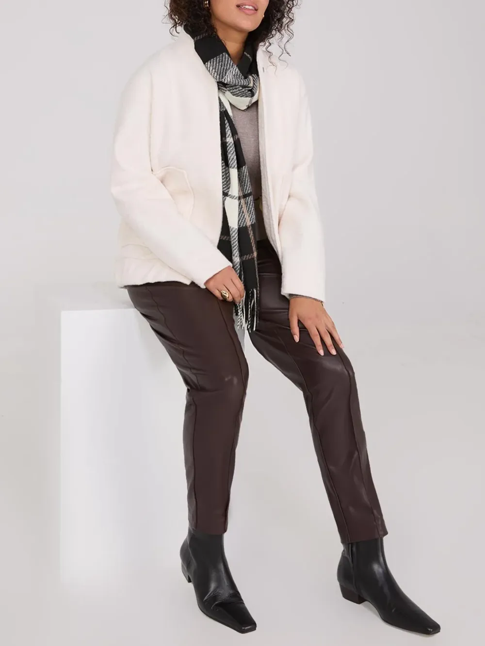Snap Front Bomber Jacket