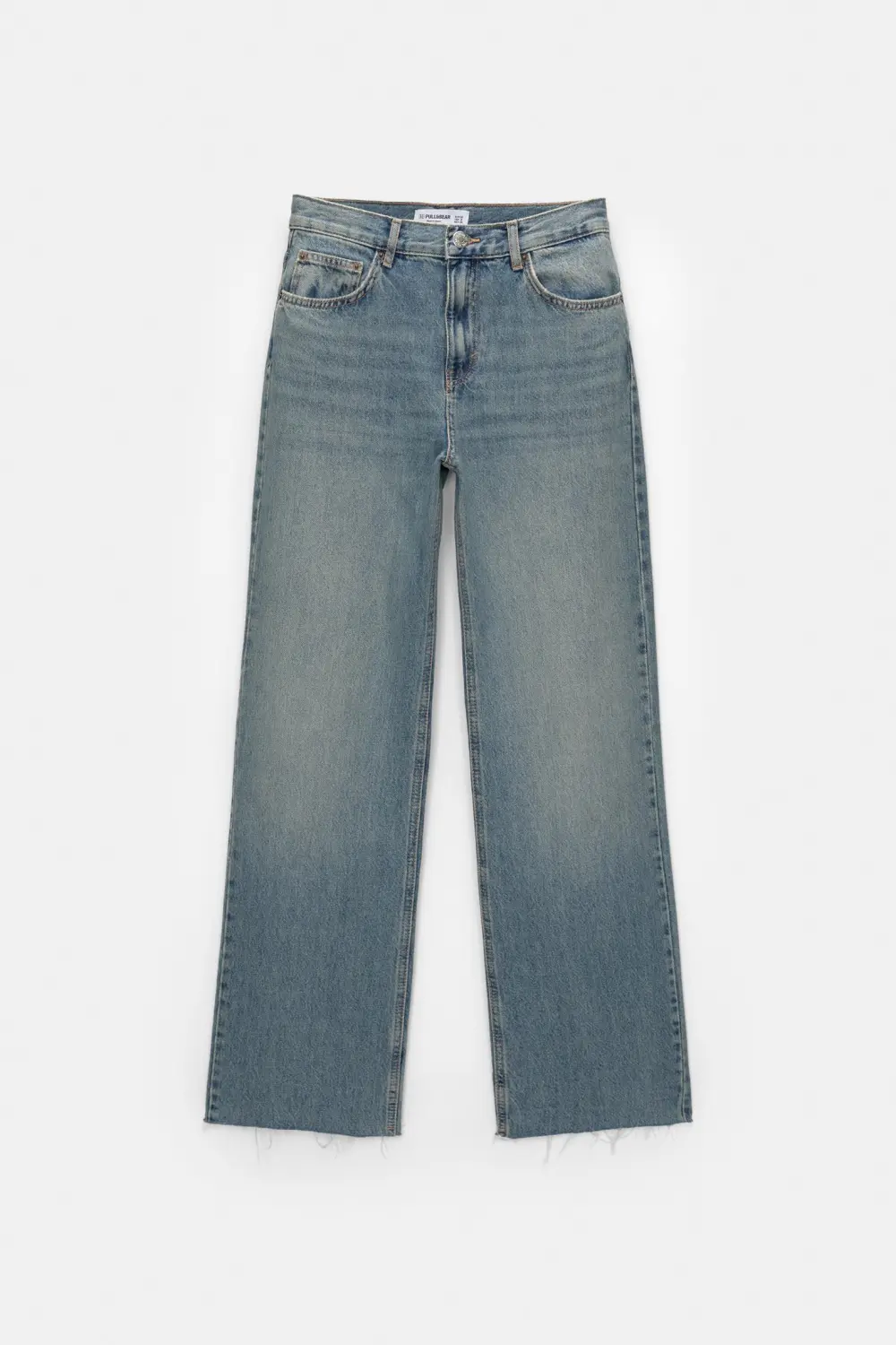 Jeans rectos tiro alto