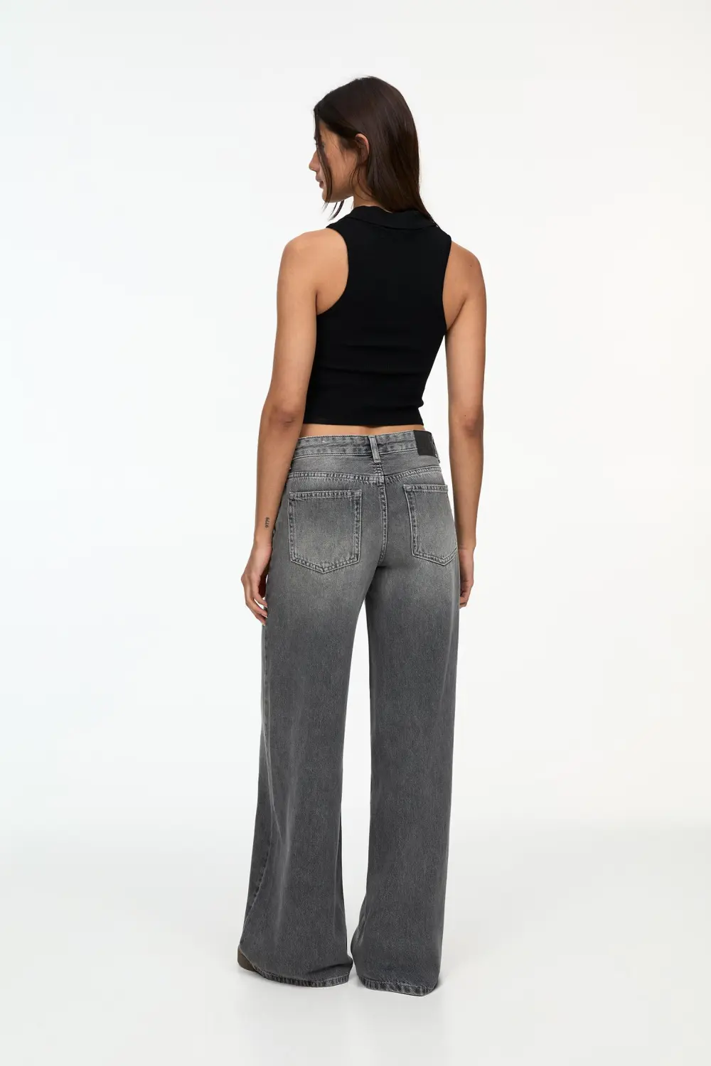 Polo collar top