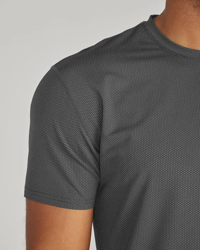 Pulse Short Sleeve Split Hem