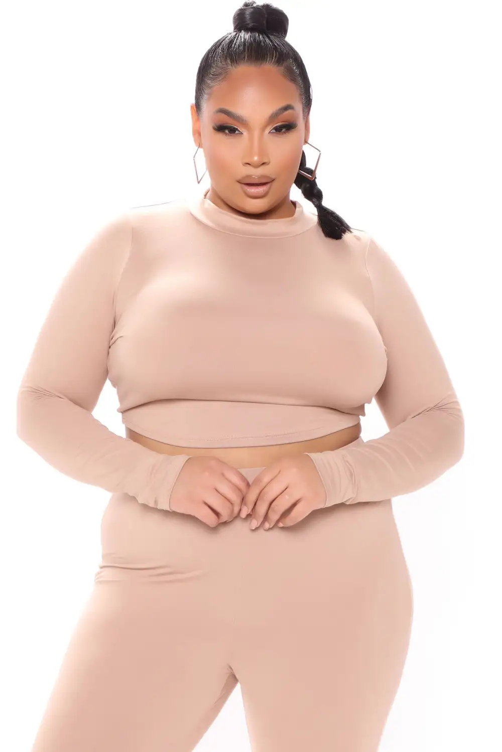 Meet At My Favorite Spot Legging Set - Taupe