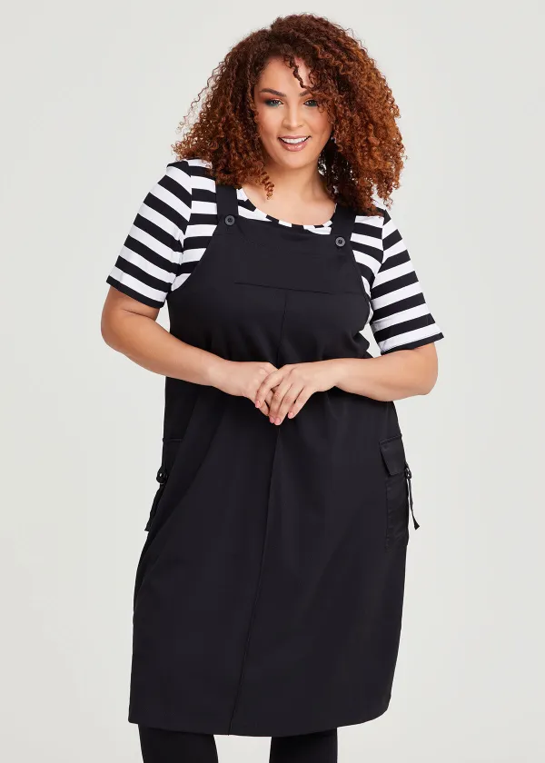 Ponte Aisling Pinafore Dress