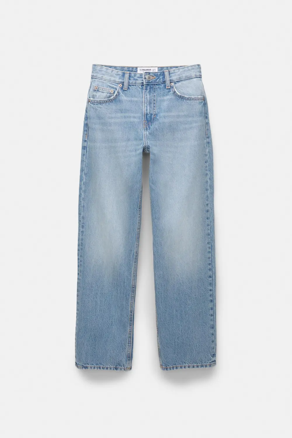 Jeans rectos tiro medio
