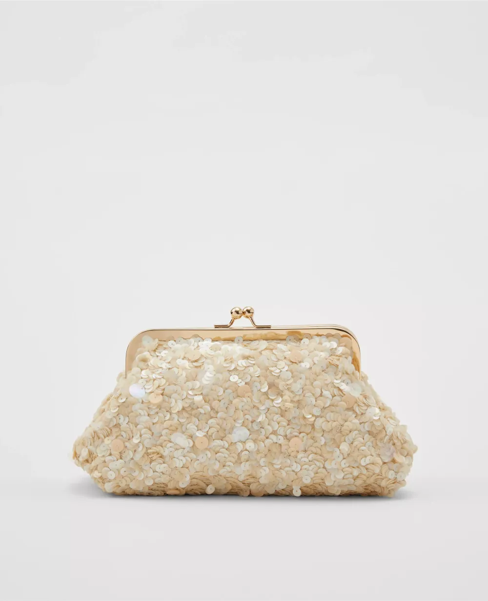 Studio Collection Sequin Clutch Bag