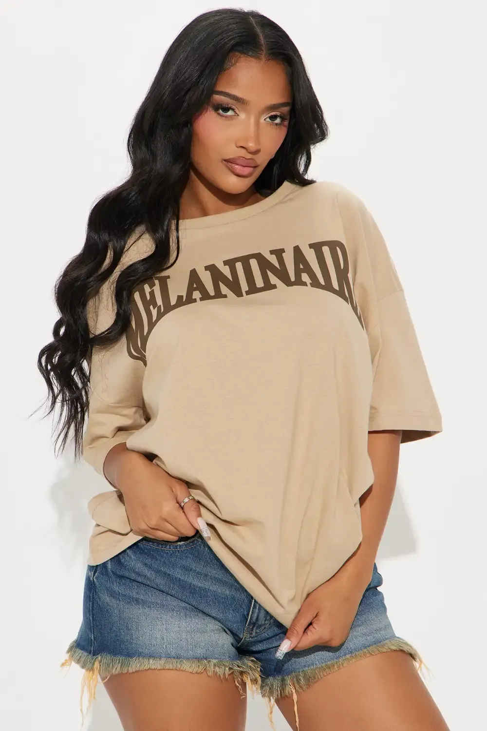 Melaninaire Oversized Tee - Sand