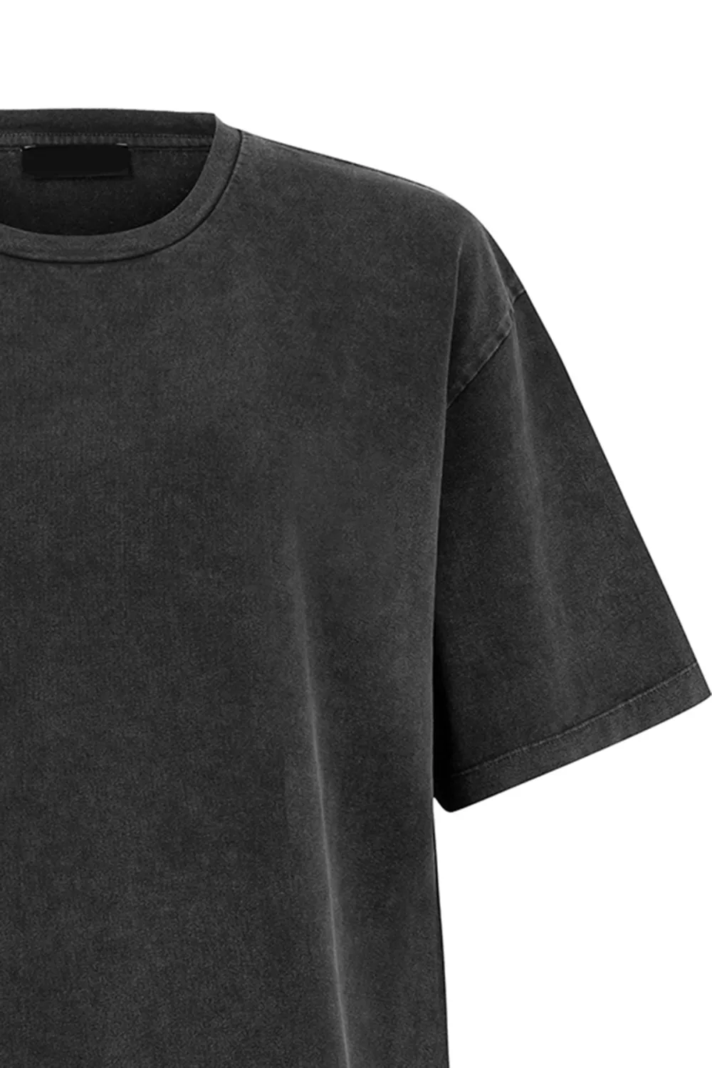 Crew Neck T-Shirt-Grey