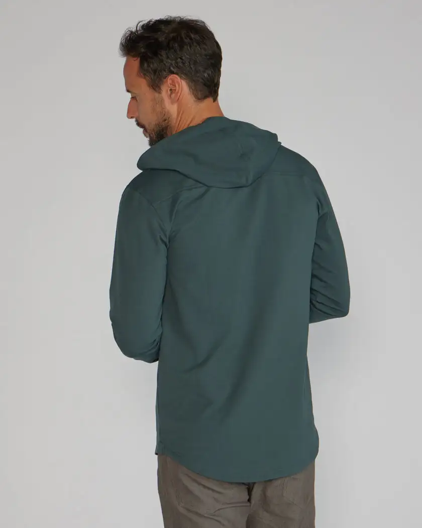 Drop-Cut: Lux Hooded Henley