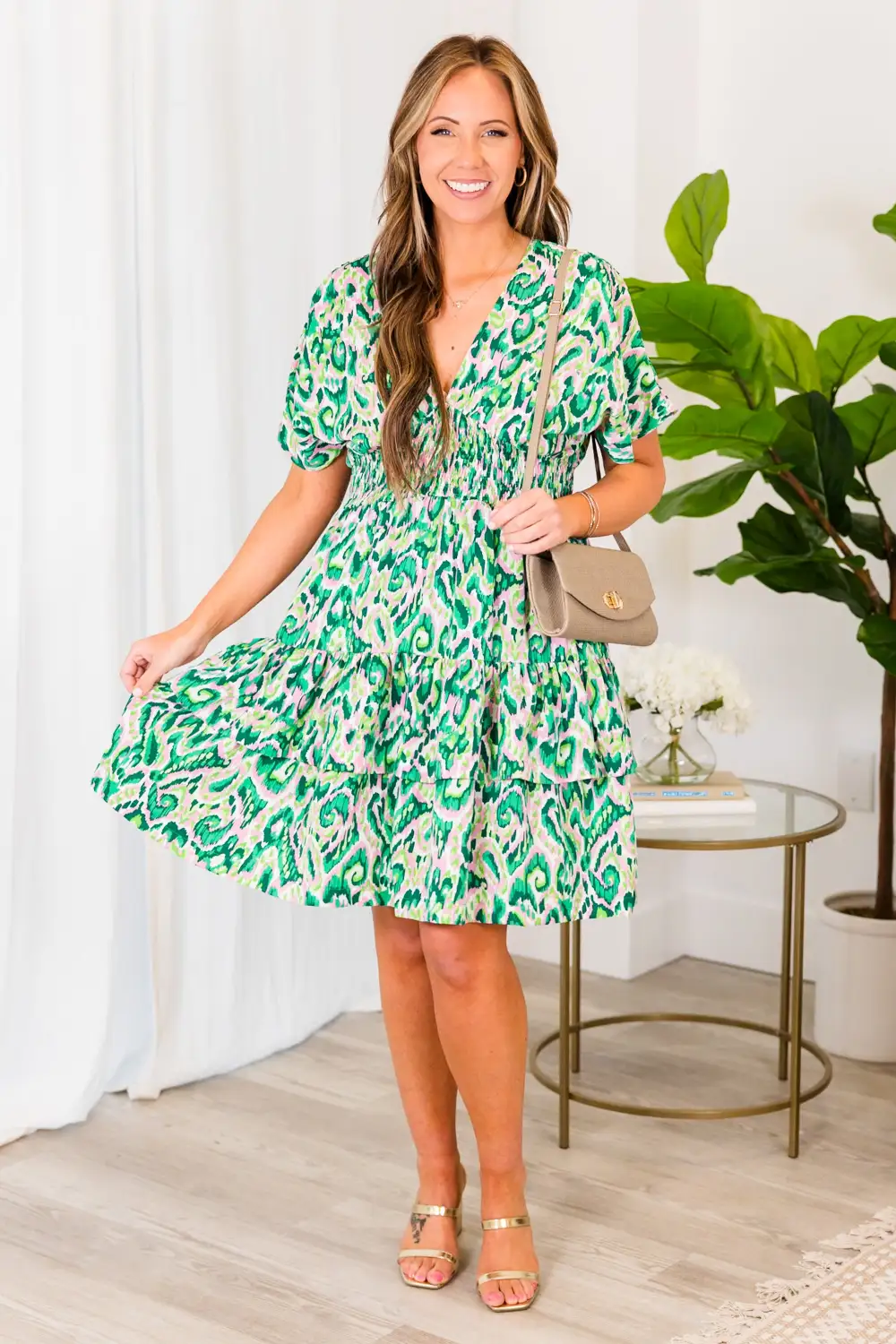 Good Intentions Dress, Green