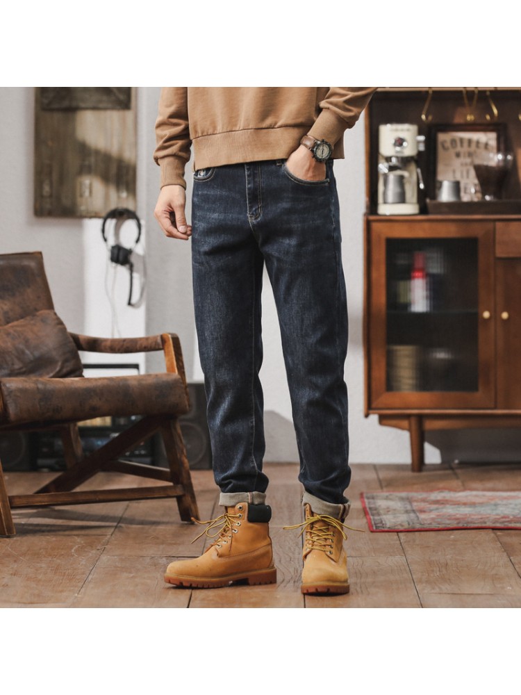 Washed Mid-rise Men's Jeans