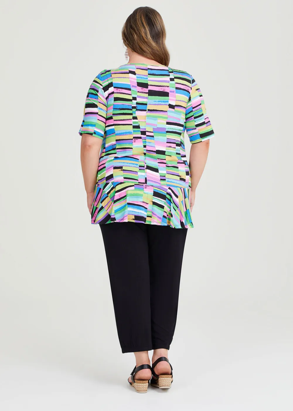 Colour Stripe Bamboo Top