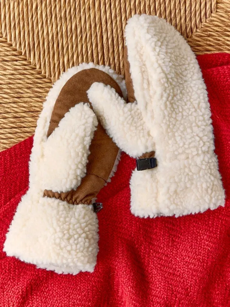 Women's Sherpa Fleece Mittens