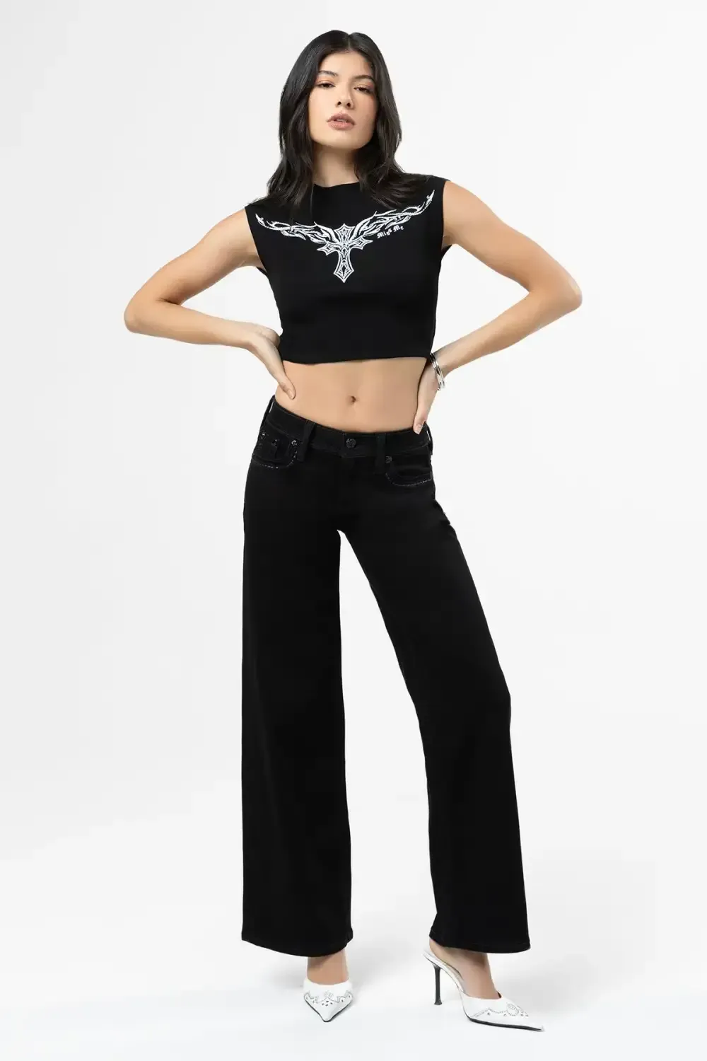Angelline Wide Leg Jeans