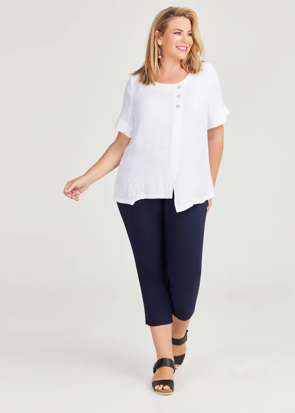 Bamboo Trapeze Crop Pant