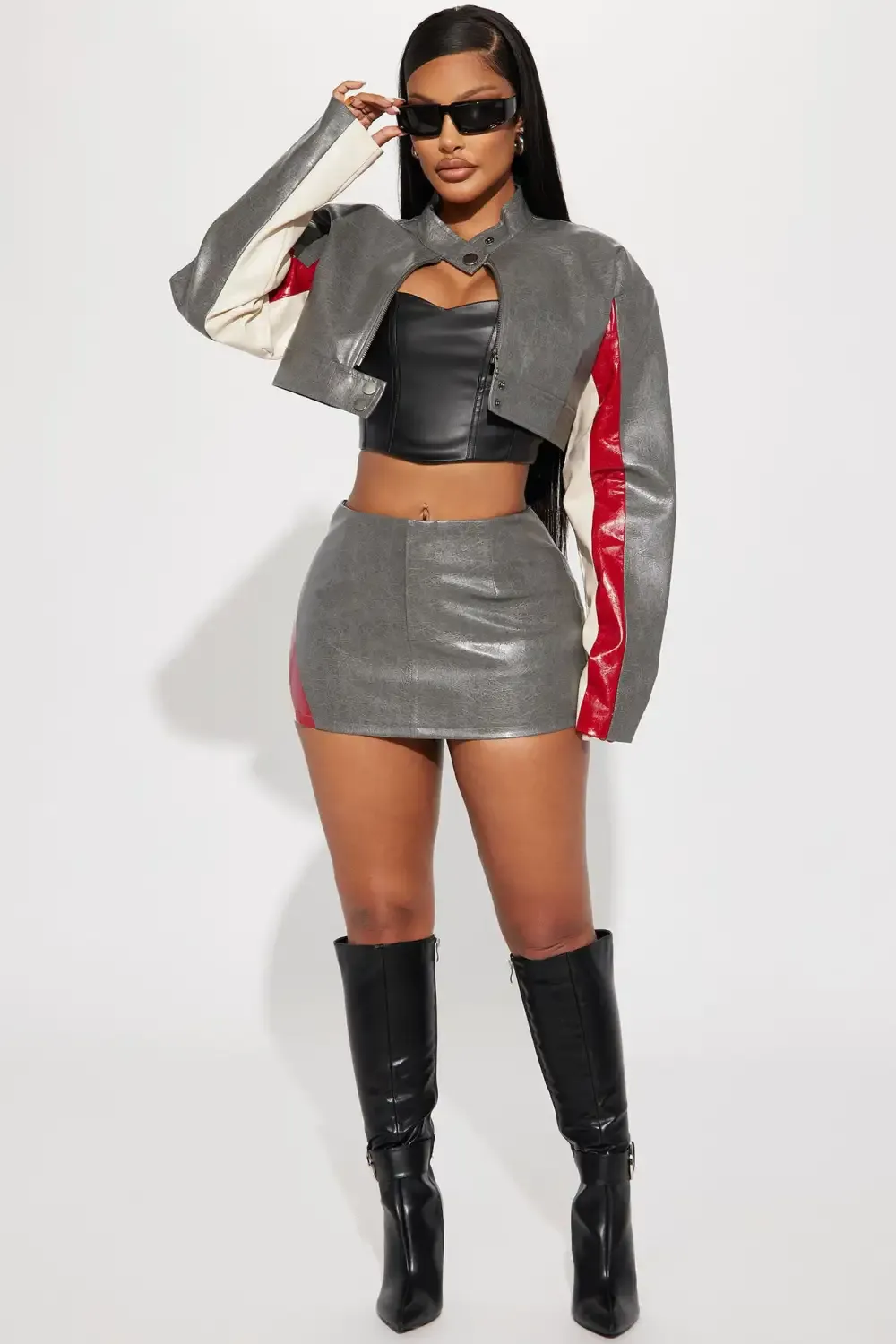 Paths Of Victory Moto Jacket - Grey