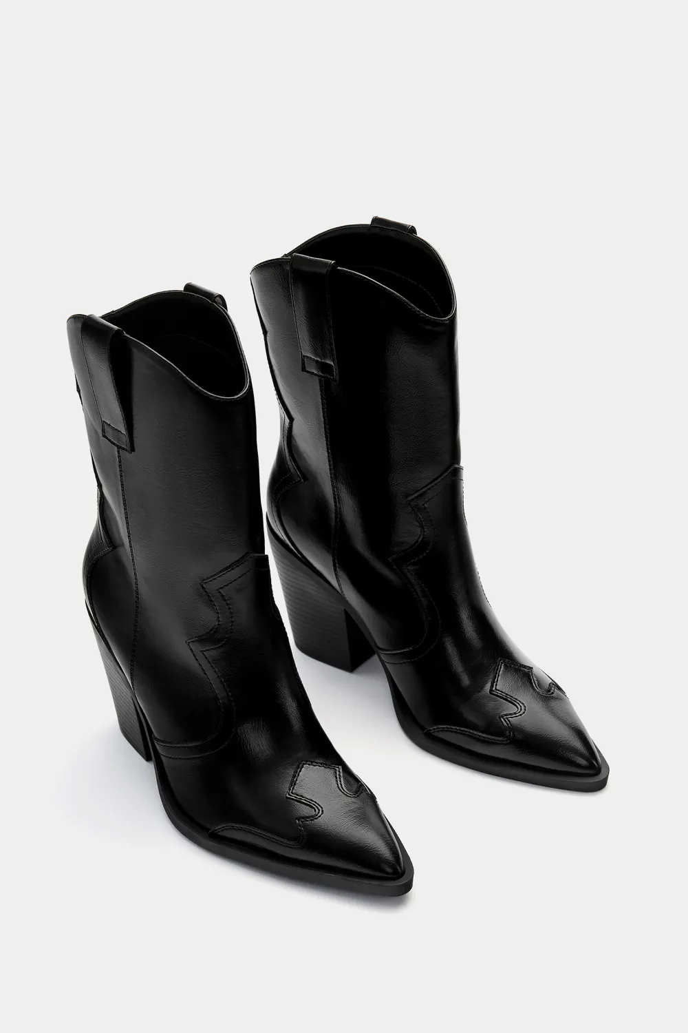 Botines tacón cowboy