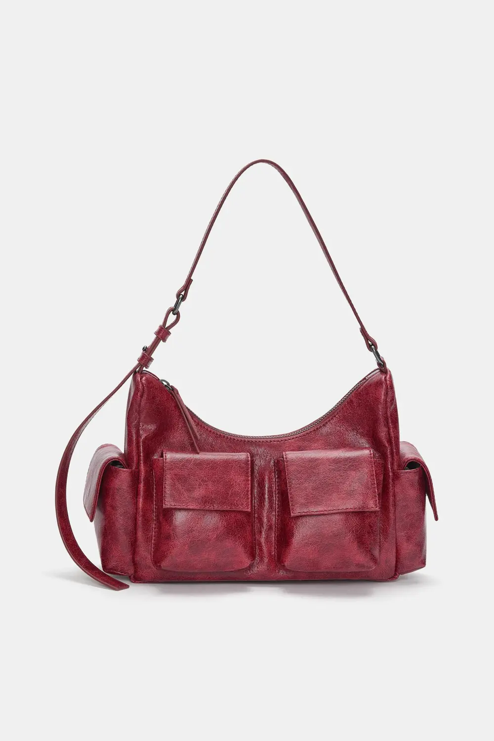 Bolso de hombro multibolsillos