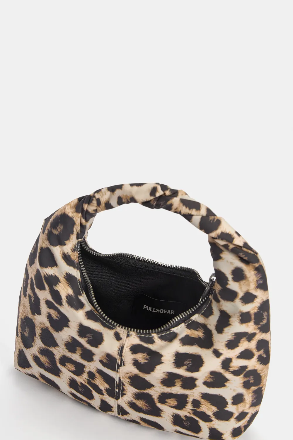 Bolso de mano leopardo nylon