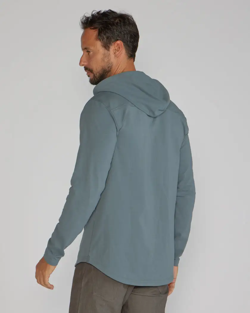 Drop-Cut: Lux Hooded Henley