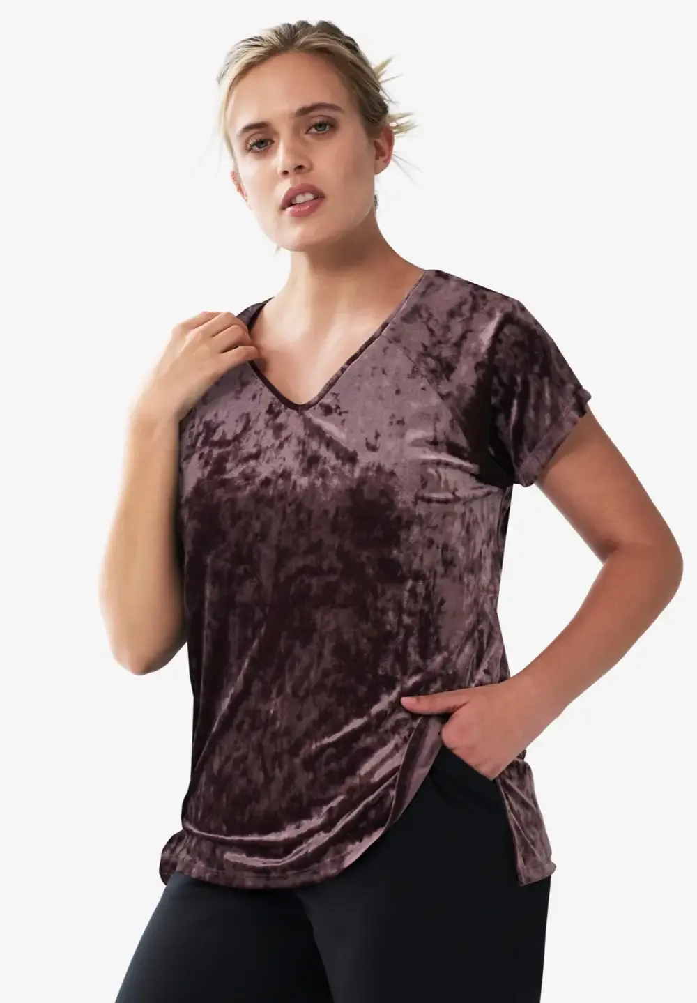 Crushed Velour Tee