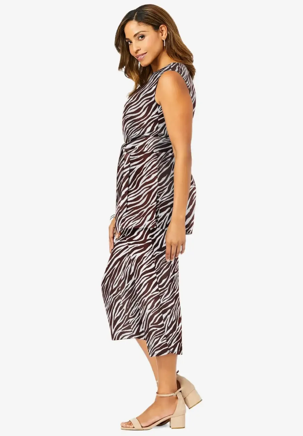2-Piece Linen Capri Set