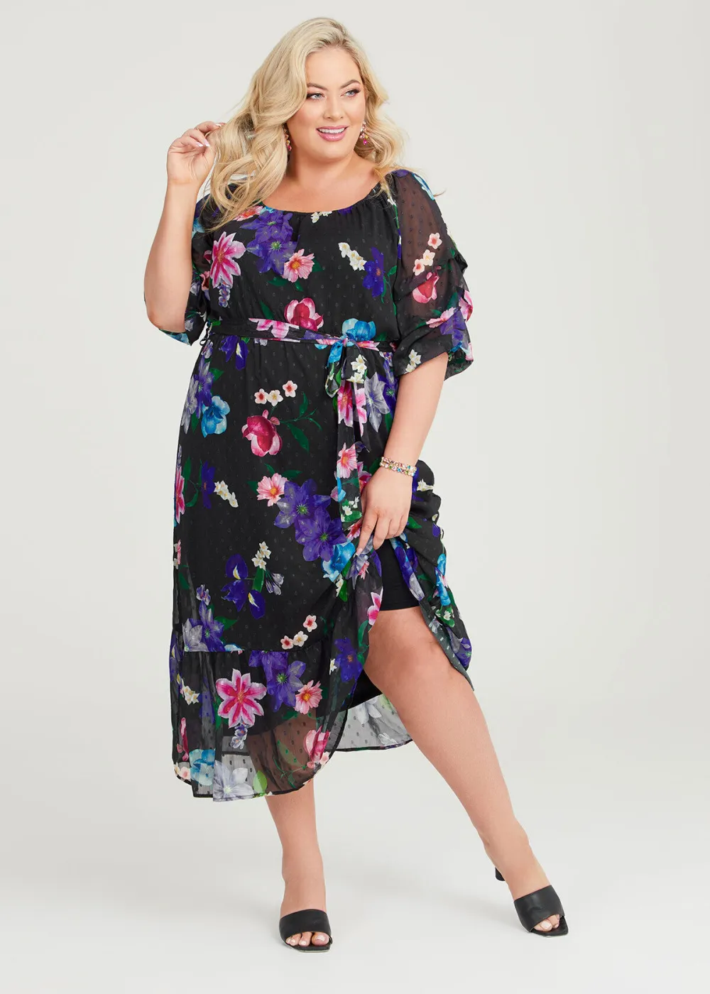 Rose Garden Midi Dress