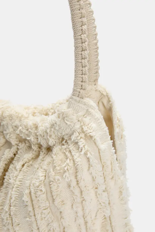 Bolso shopper flecos